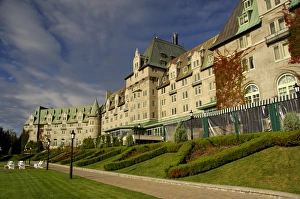 Canada, Quebec. Charlevoix region, Pointe-au-Pic, hotel Fairmont Le Manoir Richelieu