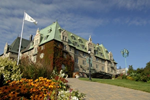 Canada, Quebec. Charlevoix region, Pointe-au-Pic, hotel Fairmont Le Manoir Richelieu