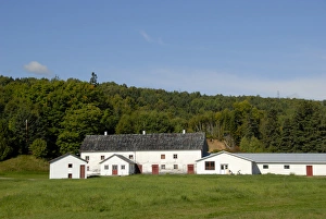 Canada, Quebec, Charlevoix region. Economuseum, Laiterie Charlevoix (historic dairy farm)
