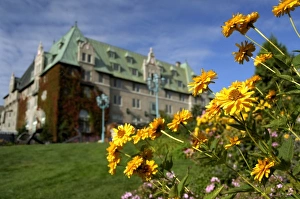 Canada, Quebec. Charlevoix region, Pointe-au-Pic, hotel Fairmont Le Manoir Richelieu
