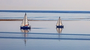 Images Dated 2024 February: Canada, Quebec, Gaspe. Gaspe Bay
