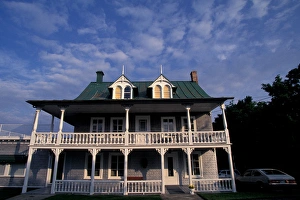 Images Dated 14th June 2005: Canada, Quebec, Gaspe. Historic Homes, Sainte Flavie