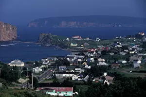 Images Dated 14th June 2005: Canada, Quebec, Gaspe. Town of Perce