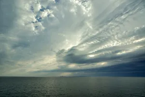 Images Dated 10th January 2019: Canada, Quebec, Iles-de-la-Madeleine. Open sea, view of Ile d Entree