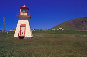Fishing Village Prints: Canada, Quebec, Magdalen Islands, Cap Alright