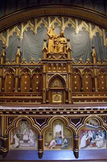 Images Dated 4th December 2009: Canada, Quebec, Montreal, Basilique Notre-Dame-de-Montreal (aka Notre Dame Basilica)