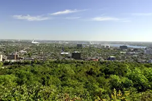 Olympic Park Prints: Canada, Quebec, Montreal. City views from Mount Royal Park (aka Parc Mont-Royal)