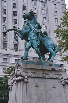 Images Dated 11th May 2011: Canada, Quebec, Montreal, Dominion Square, Boer War Memorial