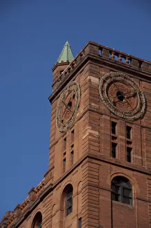 Images Dated 4th December 2009: Canada, Quebec, Montreal. Historic clock tower, New York Life building