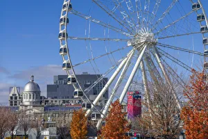 Images Dated 27th October 2017: Canada, Quebec, Montreal. The Old Port, The Montreal Observation Wheel