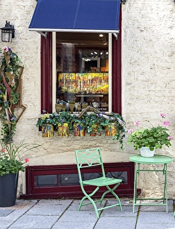 Images Dated 2024 February: Canada, Quebec. Old Quebec. Storefront. (Editorial Use Only)