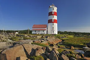Images Dated 9th July 2009: Canada, Quebec, Pointe des Monts. Pointe des Monts Lighthouse