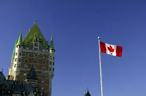 Canada, Quebec, Quebec City. Fairmont Chateau Frontenac. IMAGE RESTRICTED: Not available