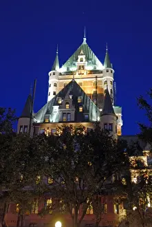 Canada, Quebec, Quebec City. Fairmont Chateau Frontenac. IMAGE RESTRICTED: Not available