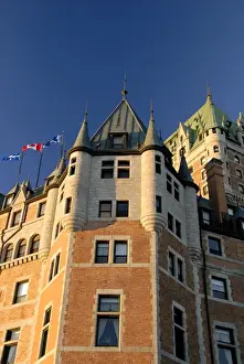 Canada, Quebec, Quebec City. Fairmont Chateau Frontenac. IMAGE RESTRICTED: Not available