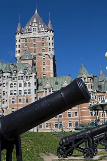 Images Dated 20th September 2015: Canada, Quebec, Quebec City. Fairmont Hotel, Chateau Frontenac. View from Old Quebec City