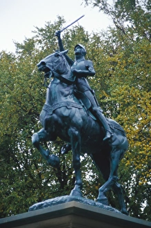 Images Dated 11th May 2011: Canada, Quebec, Quebec City, Joan of Arc statue