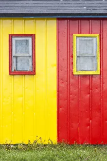 Images Dated 17th October 2017: Canada, Quebec, Saint-Ulric, colorful motel detail