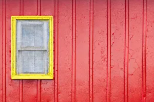 Lodging Prints: Canada, Quebec, Saint-Ulric, colorful motel detail