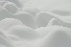 Images Dated 18th December 2005: Canada, Quebec. Shapes formed in fresh snow