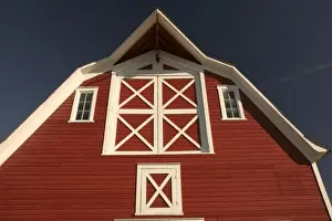 North Battleford Prints: Canada, Saskatchewan, North Battleford: Western Development Museum and Village Red Barn