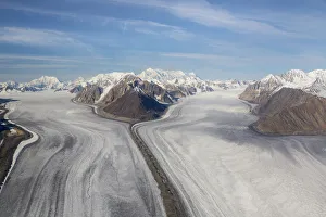 Images Dated 4th September 2016: Canada, Yukon Territory, Kluane National Park. St. Elias Mountains and Kaskawulsh Glacier