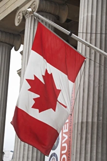 Images Dated 1st May 2010: Canadian Flag, Canada House, Trafalgar Square, London, England, United Kingdom