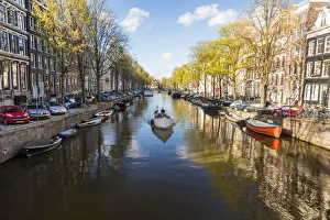 Canal, central Amsterdam, Netherlands