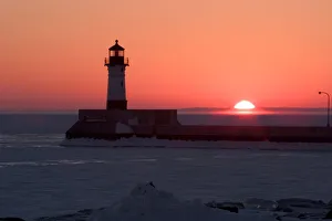 Minnesota Prints: Canal Park Lighthouse at dawn Canal Park, Duluth, MN Maresa Pryor