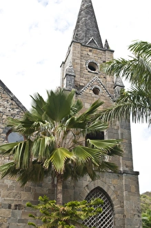 Images Dated 24th February 2011: Canouan Island, St. Vincent & The Grenadines. Old English church