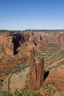 Navajo Prints: Canyon de Chelley, Arizona, USA. Navajo Nation