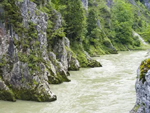 White Water Prints: Canyon Entenlochklamm in Tyrol. Europe, Austria