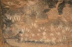 Needle Prints: Canyonlands National Park, UT Ancestral Puebloan pictographs in the Needles District