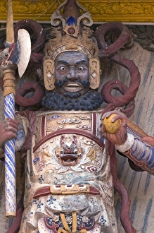 Detail on the Cao Dai Tay Ninh Holy See in Tay Ninh, Vietnam