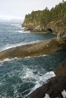 Cape Flattery - northwesternmost point of lower 48 USA. UNESCO World Heritage Site