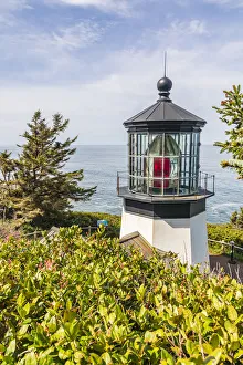 Images Dated 8th September 2021: Cape Meares, Oregon, USA. Cape Meares lighthouse on the Oregon coast