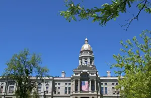 Images Dated 2028: Capitol Building ofCheyenne Wyoming government dome State Capitol