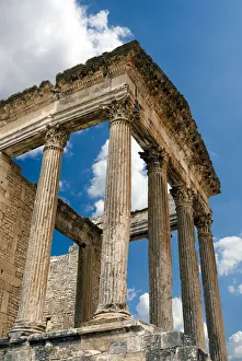 Images Dated 23rd June 2010: The Capitol, Dougga Archaeological Site, UNESCO World Heritage Site, Tunisia, North