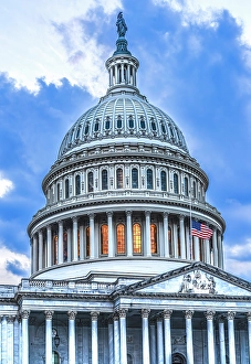 District Of Columbia Prints: US Capitol, Washington, DC