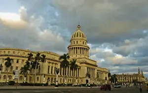 People In The Background Prints: Capitolio Nacional - National Capitol in Habana Centro, Central Havana, Cuba