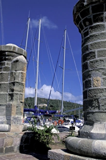 Club Prints: Caribbean, Antigua Pier, Bitter End Yacht Club, BVI