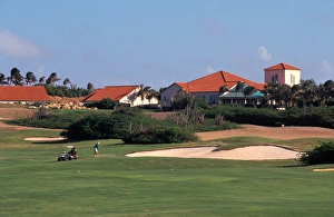 Golf Prints: Caribbean, Aruba, Tierra del Sol golf course