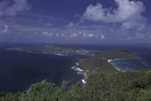 Images Dated 6th November 2003: CARIBBEAN, British Virgin Islands, Virgin Gorda Sound Point from Valley Hill