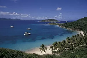 Images Dated 9th January 2004: Caribbean, British Virgin Islands View of Peter Island