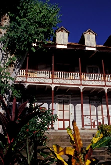 Images Dated 19th April 2005: Caribbean, BWI, St. Lucia, Soufriere, buildings