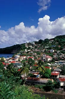 Caribbean, BWI, St. Lucia, Town of Canaries