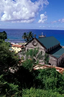 Caribbean, BWI, St. Lucia, Town of Choiseul