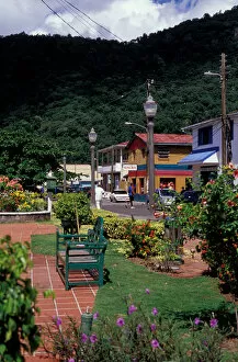 Caribbean, BWI, St. Lucia, Waterfront, Soufriere