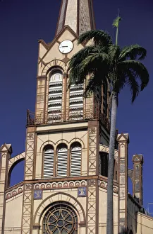 Caribbean, French West Indies, Martinique, Fort-de France. Cathedrale St Louis
