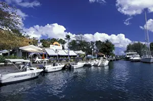 Images Dated 13th January 2004: Caribbean, French West Indies, Martinique; Pointe Du Bout Resort marina